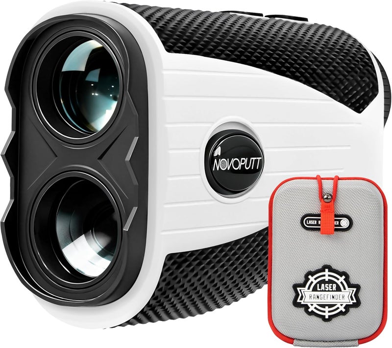 NOVOPUTT Golf Range Finder with Slope -1200 Yards Laser Rangefinder for Golf & Hunting,7X Magnification,Flag Locking Vibration,USB-C Rechargeable & Magnet Stripe,Best Golf Accessories Gift with Hard Shell Case - Image 1